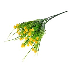 TCV011-04 Искусственные цветы Гипсофила, 35х9см, цвет жёлтый
