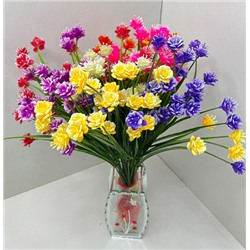 Цветы искусственные декоративные Сангвинария (28 цветков) 37 см пластик