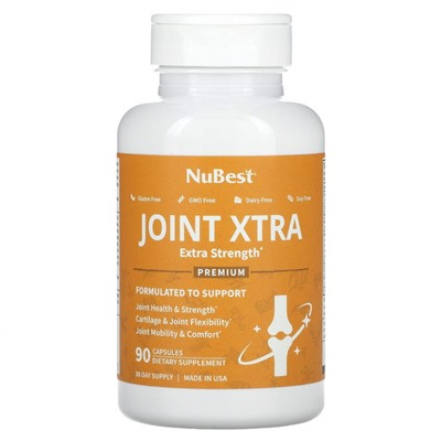 NuBest, Joint Xtra, Extra Strength, 90 капсул