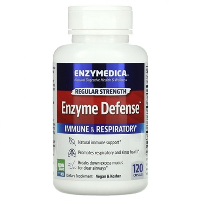 Enzymedica, Enzyme Defense, 120 капсул