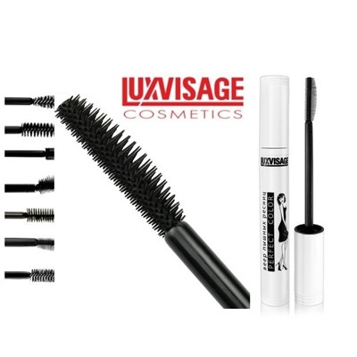 LuxVisage ТУШЬ PERFECT COLOR «ВЕЕР ПЫШНЫХ РЕСНИЦ», 9 гр.