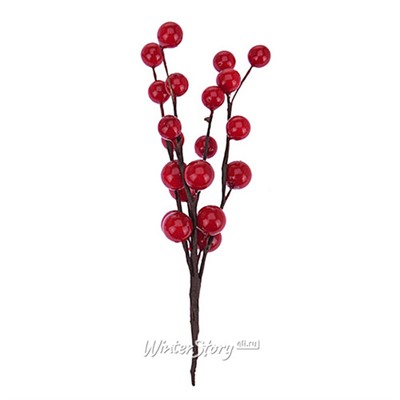 Декоративная ветка с ягодами Woodbine 15 см, 3 шт (Koopman)