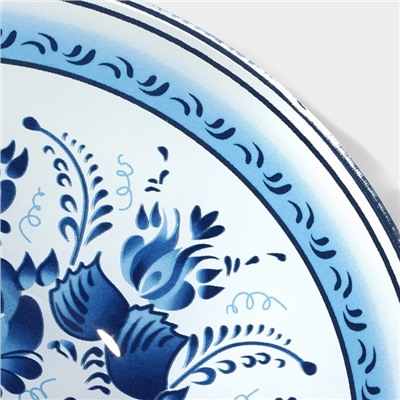 Салатник стеклянный Доляна «Синева», 600 мл, 18×4,5 см