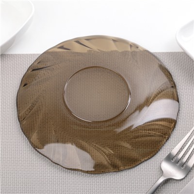 Тарелка десертная Alta Marеa, d=17 см, цвет коричневый