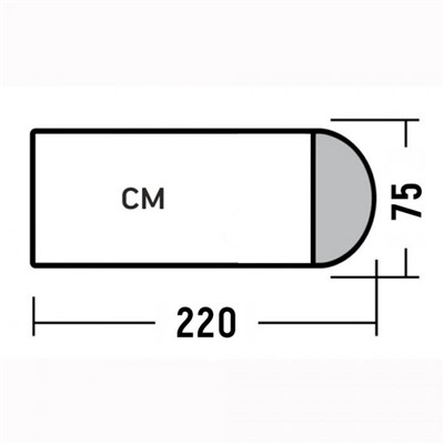 Спальный мешок Totem Ember Plus, одеяло, 1 слой, правый, 75х190 см, +5°C