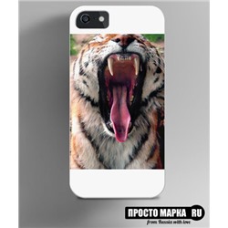 Чехол на iPhone Пасть тигра