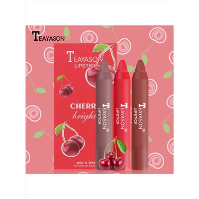 Комплект из трех помад Lipstick Cherry Lips