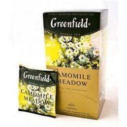 GREENFIELD Гринфилд Чай CAMOMILE MEADOW ромашка личи 25 пак.