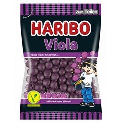 Конфеты жевательные Haribo Viola (лакричное драже с фиалкой) 125 гр