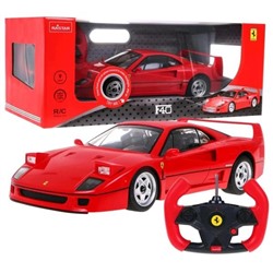 Машина р/у 1:14 ferrari f40 Rastar в кор.6шт