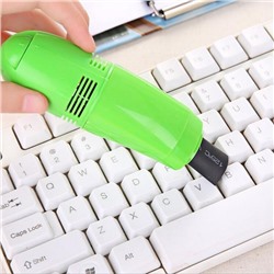 Мини-Пылесос для клавиатуры Зеленый с USB питанием