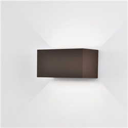 Светильник уличный Mantra Davos, LED, 2200Лм, 3000К, 200х100х100 мм, цвет коричневый