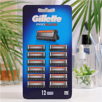 Сменные кассеты для бритья Gillette Fusion, 12 шт.
