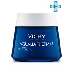 Виши Ночной гель-маска для увлажнения чувствительной и усталой кожи лица Thermal Spa, 75 мл (Vichy, Aqualia Thermal)