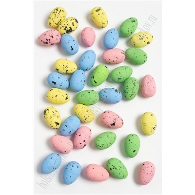 Пасхальный декор "Яйца" 2*3 см (36 шт) SF-5014, разноцветный
