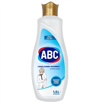 ABC Гель для стирки White like 1,5л (9шт/короб)