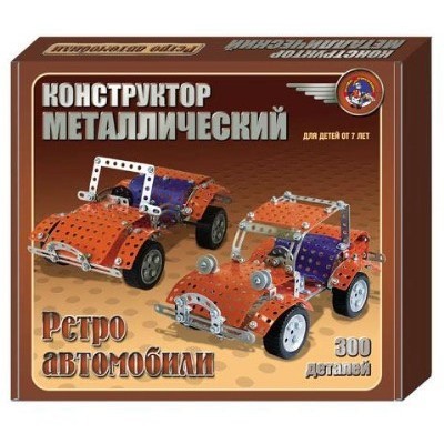 Конструктор металл 950 Ретро автомобили /10/ в Самаре