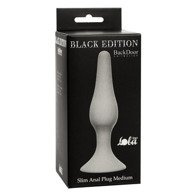 Анальная пробка Slim Anal Plug Medium Grey 4206-03Lola