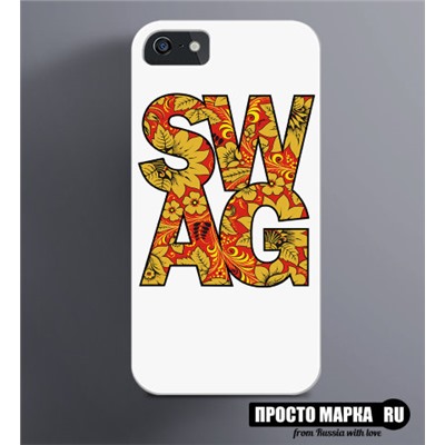 Чехол на iPhone Russian Swag