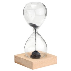 Магнитные песочные часы 10,5х21 см с магнитным песком