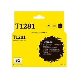 Струйный картридж T2 IC-ET1281 (C13T12814011/T1281/Stylus S22/SX125/SX130) Epson, черный
