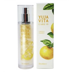 Осветляющая капсульная эссенция для зрелой кожи Deoproce Yuja Vita Care 10 Capsule Essence