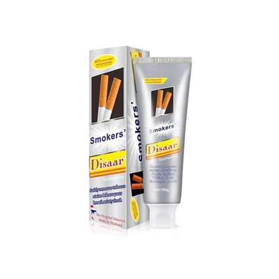 Отбеливающая зубная паста для курящих Disaar Smokers Toothpaste 100 ml