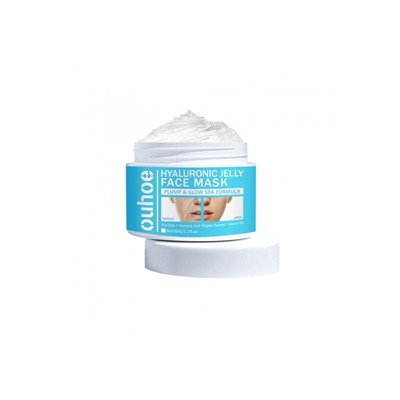 OUHOE Ночная увлажняющая маска для лица с гиалуроновой кислотой Hyalluronic Jelly Face Mask, 60гр