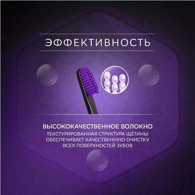 Рокс Зубная щётка "Black Edition" средняя, 1 шт. (R.O.C.S, Зубные щетки)