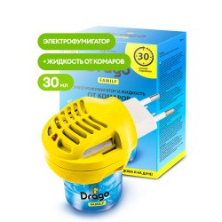 Drago Средство инсектицидное Электрофумигатор + жидкость от комаров