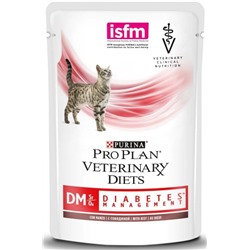 Pro Plan DM консервы для кошек при диетотерапии сахарного диабета у взрослых кошек, с говядиной
