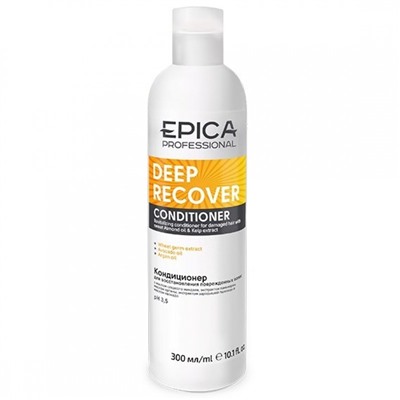 EPICA Deep Recover / Кондиционер для восстановления поврежденных волос с маслом сладкого миндаля и экстрактом ламинарии, 300 мл