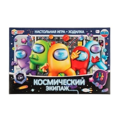 Игра-"ходилка" в коробке, 42*29см "Космический экипаж" (ш/к94233, 336639, "Умные игры")