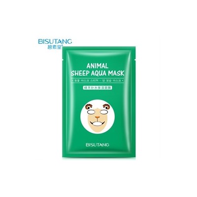 Тканевая маска  для лица Bisutang Animal Sheep Aqua Mask 25 ml