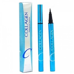 Подводка-фломастер для век Enough Collagen Waterproof Eyeliner