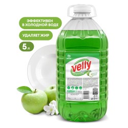 GRASS Velly light Средство для мытья посуды зеленое яблоко 5кг