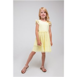Платье  для девочки  КР 5741/бледно-лимонный к329