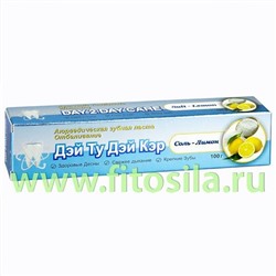 Зубная паста аюрведическая "Дэй Ту Дэй Кэр" Отбеливание Соль-Лимон, 100 г