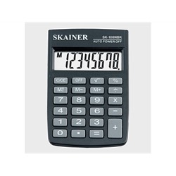 Калькулятор Skainer SK-108NBK (пл., 8 разрд., чер. 58 x 88 x 10 мм)