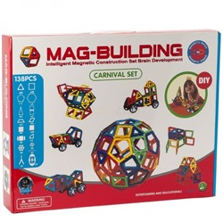 Магнитный конструктор Mag-Building (138 дет)