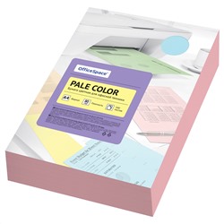 Бумага цветная OfficeSpace "Pale Color", А4, 80г/м