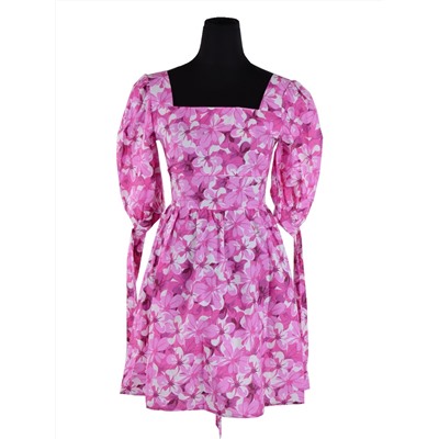 Платье Fashion 027, "Ламбада" розовый
