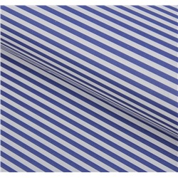 Крафт-бумага двусторонняя "Полоски" синие 70гр / рулон 0.5*10 м