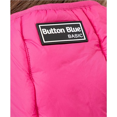 Скидка -50% Куртка демисезонная базовая с капюшоном розовая Button Blue