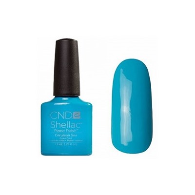 Гель лаки CND Shellac цвет Cerulean Sea