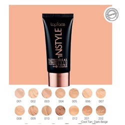 Topface Тональный крем Идеальный тон Instyle "Ideal Skin Tone Foundation" тон 10  30мл PT458