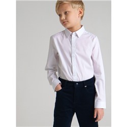 Рубашка текстильная на кнопках для мальчика, рост 122 см
