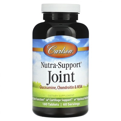 Carlson, Nutra-Support Joint, 180 Tabs