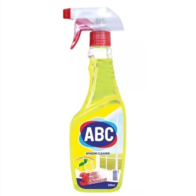 Средство д/мытья стёкол ABC Lemon 500мл (12шт/короб)