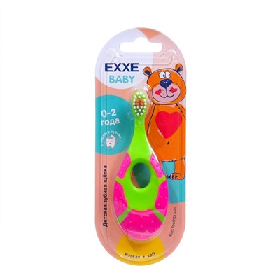 Детская зубная щётка EXXE Baby 0-2 года